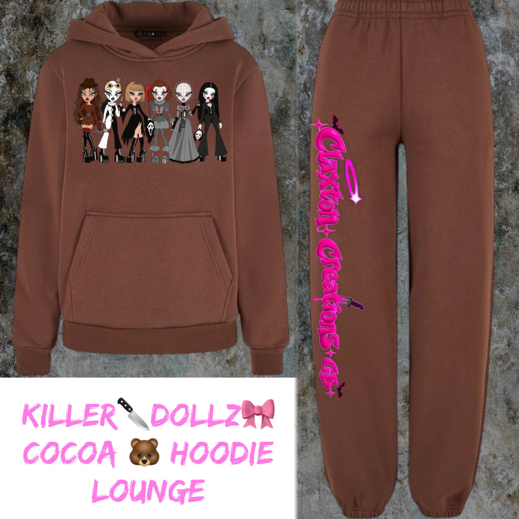 CCGB- Killer🔪 Dollz🎀 Women’s fluffy Hoodie Claxton Creations GB
