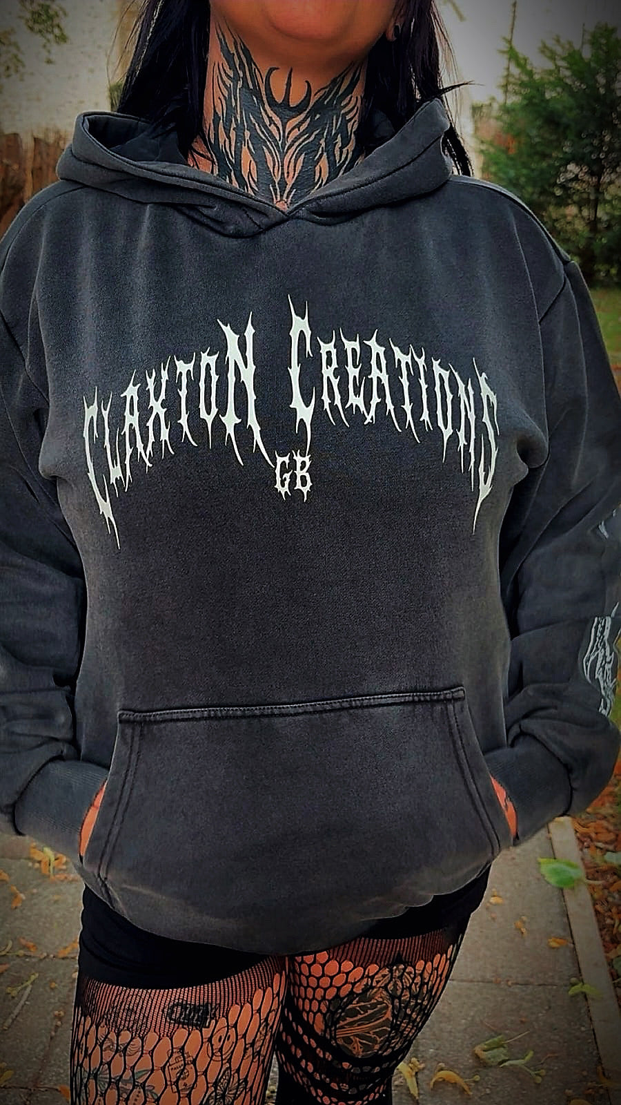 Fatal Attraction Hoodie 🖤🔪: Unisex vintage style Heavyweight adult Hoodie Claxton Creations GB