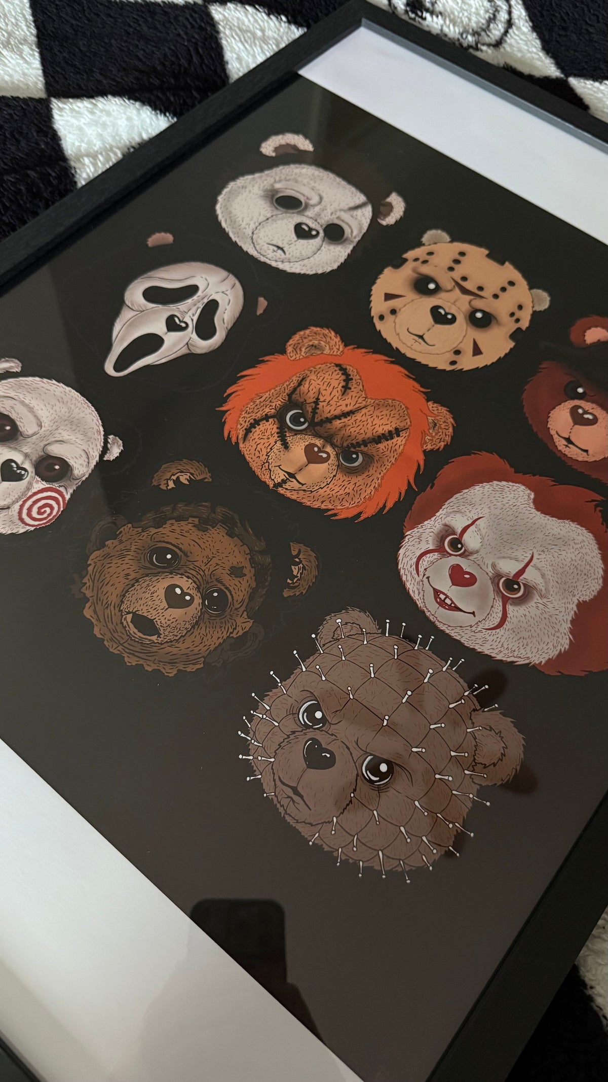 The Scarebears 🔪🧸🖼️- Poster print CCGB Claxton Creations GB