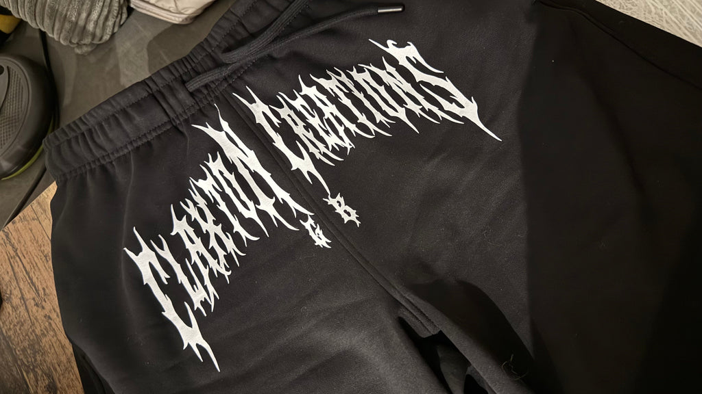 🖤 CCGB: CATHEDRAL COMFIES ⛪️WIDE LEG JOGGERS 🖤 Claxton Creations GB