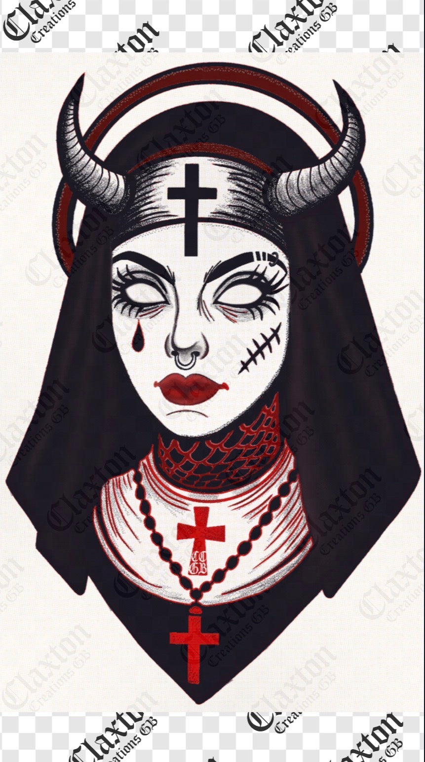 The Sister of Sin🙏🏽🖼️- Poster print CCGB Claxton Creations GB