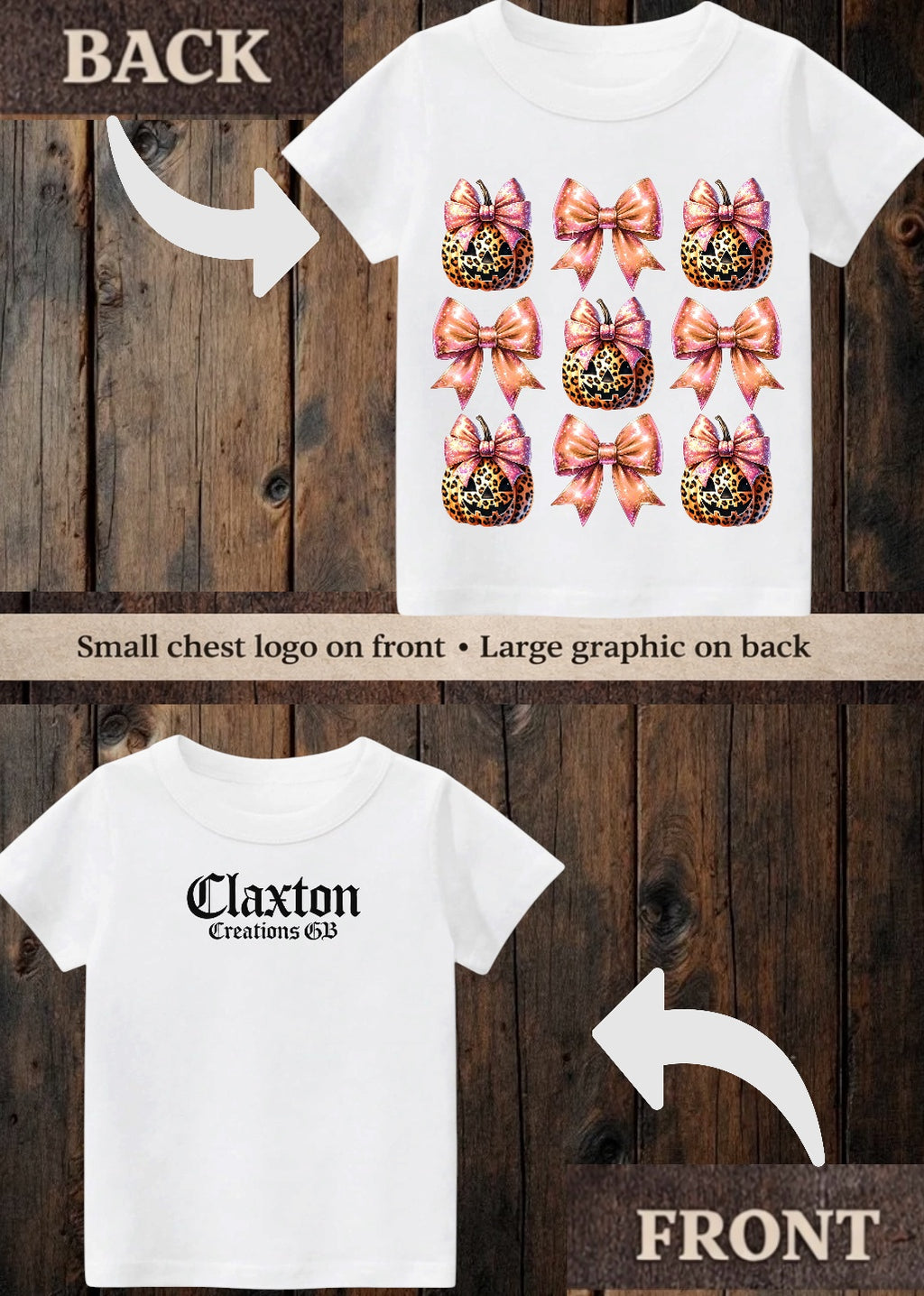 Tiny terror Tee- pretty pumpkins 🎃