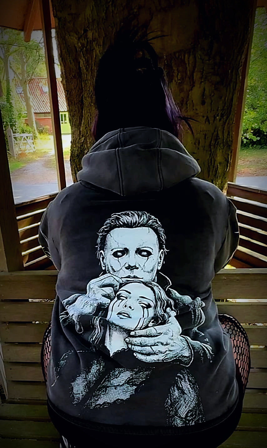 Fatal Attraction Hoodie 🖤🔪: Unisex vintage style Heavyweight adult Hoodie Claxton Creations GB