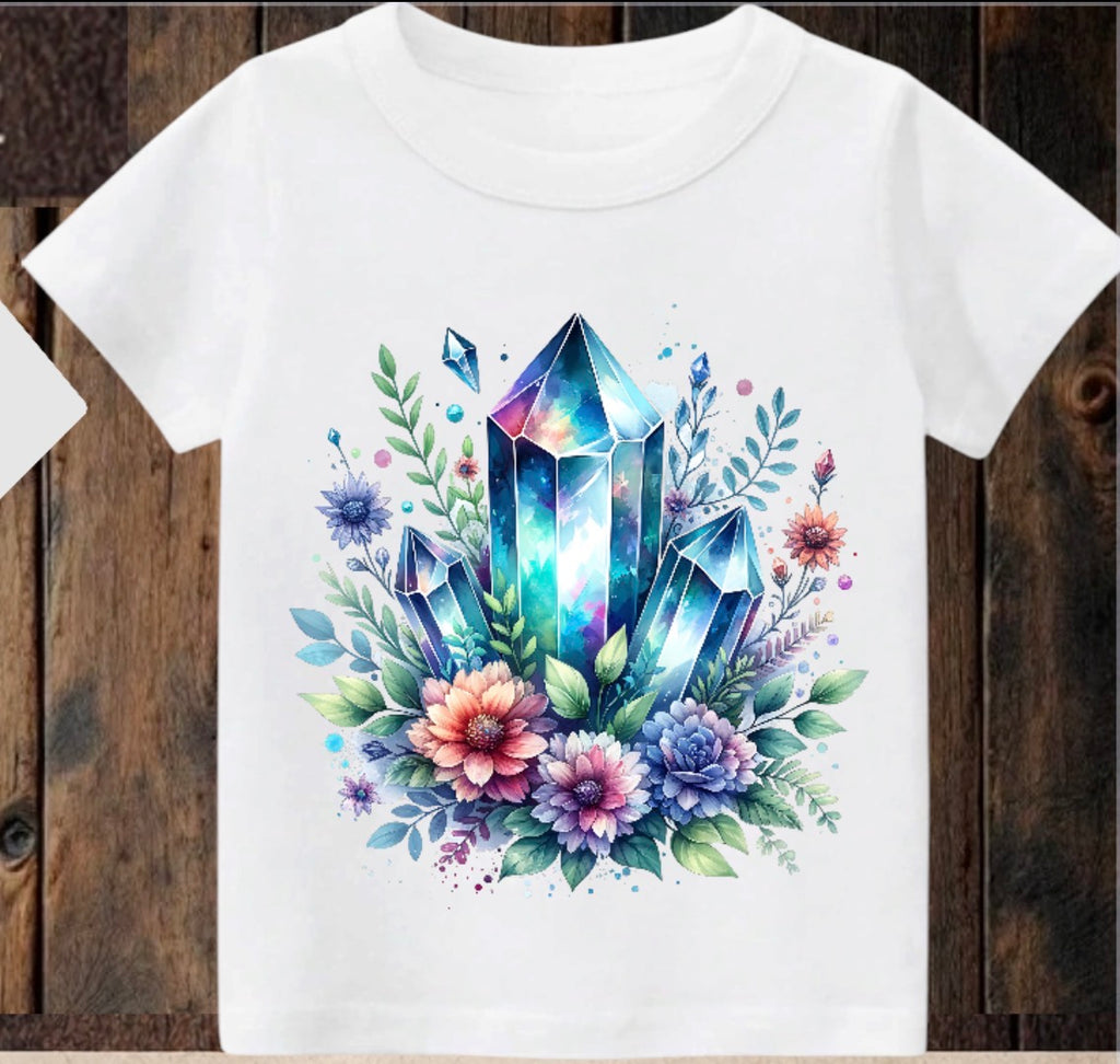 Tiny terror Tee- floral 🌸 Crystal’s