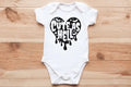 Cute as Hell baby vest🖤🦔 Claxton Creations GB