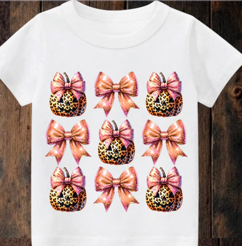 Tiny terror Tee- pretty pumpkins 🎃