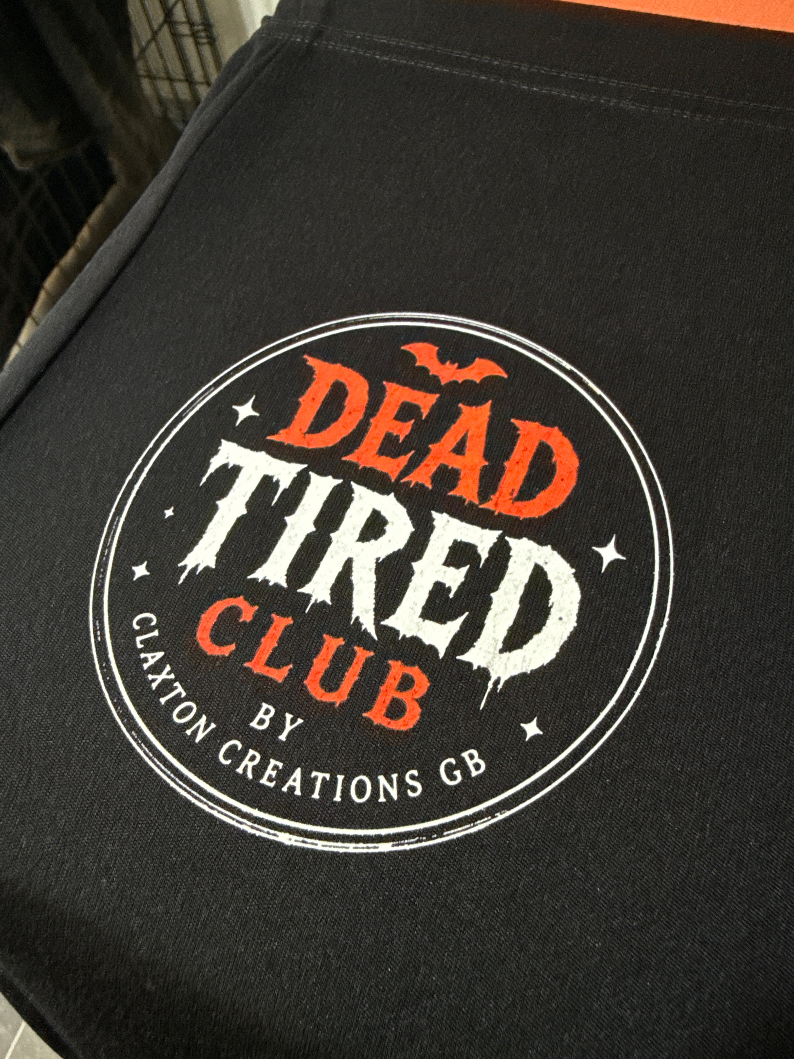 Dead Tired Club Soft Black Women’s PJs Set🌙 Claxton Creations GB