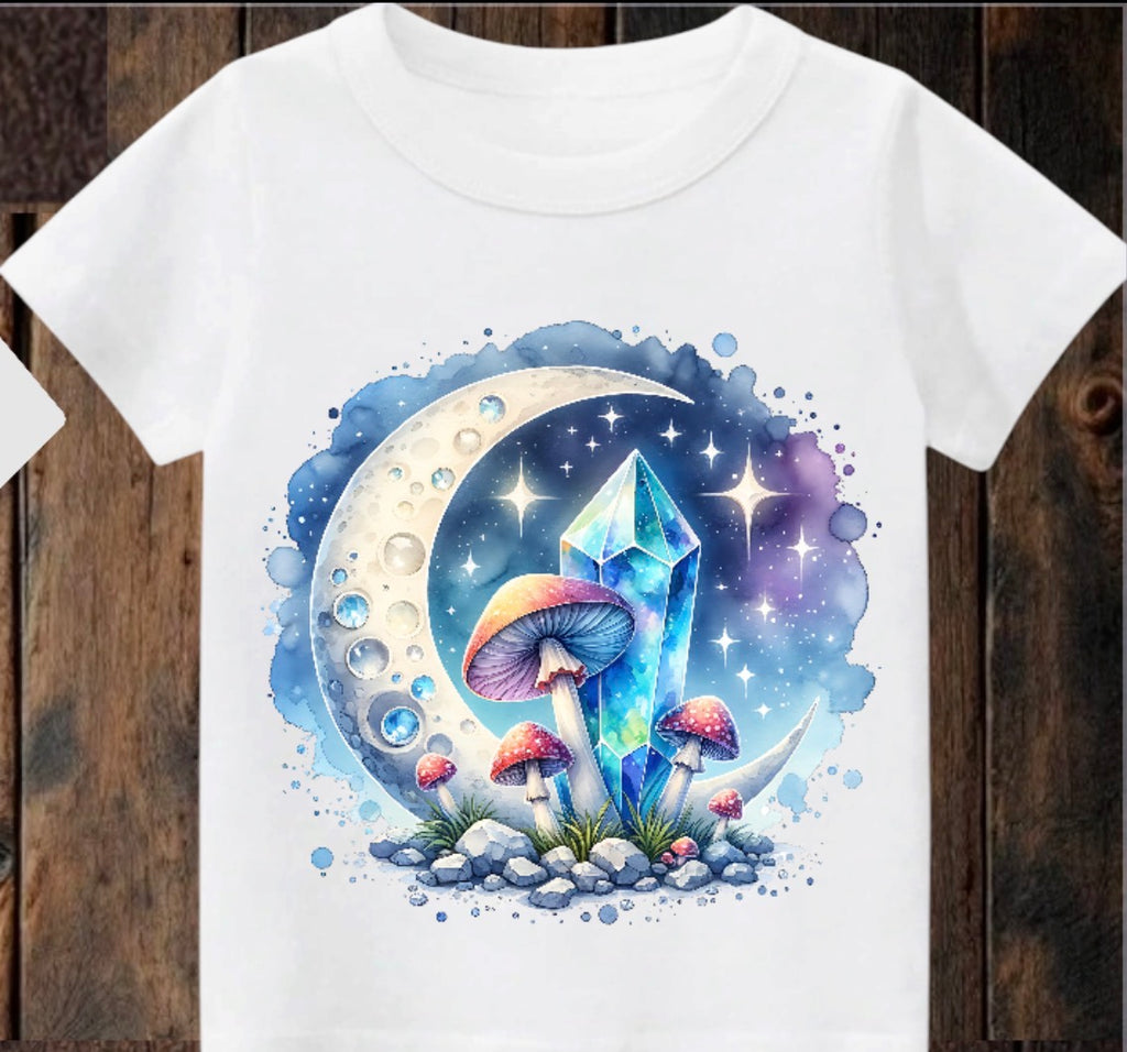 Tiny terror Tee- moon light 🌙 crystals