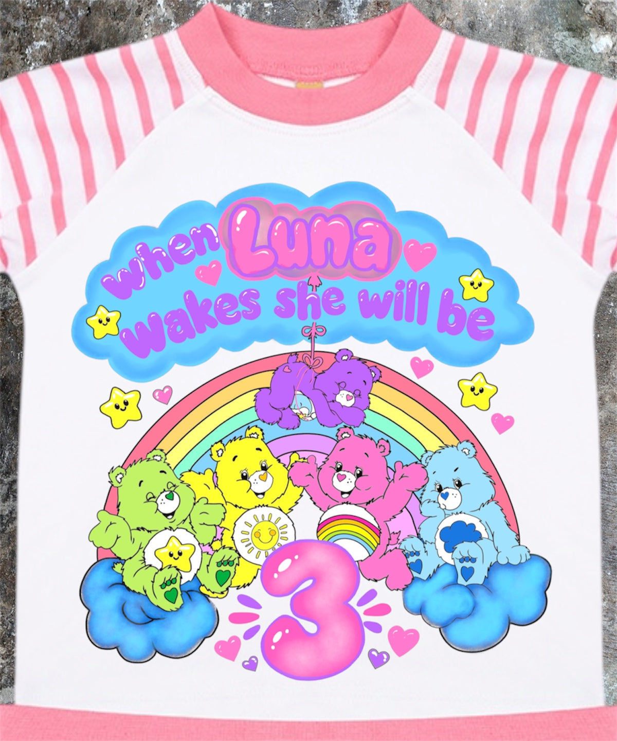 Kids Personalised Bday PJs 🖤💖 Claxton Creations GB