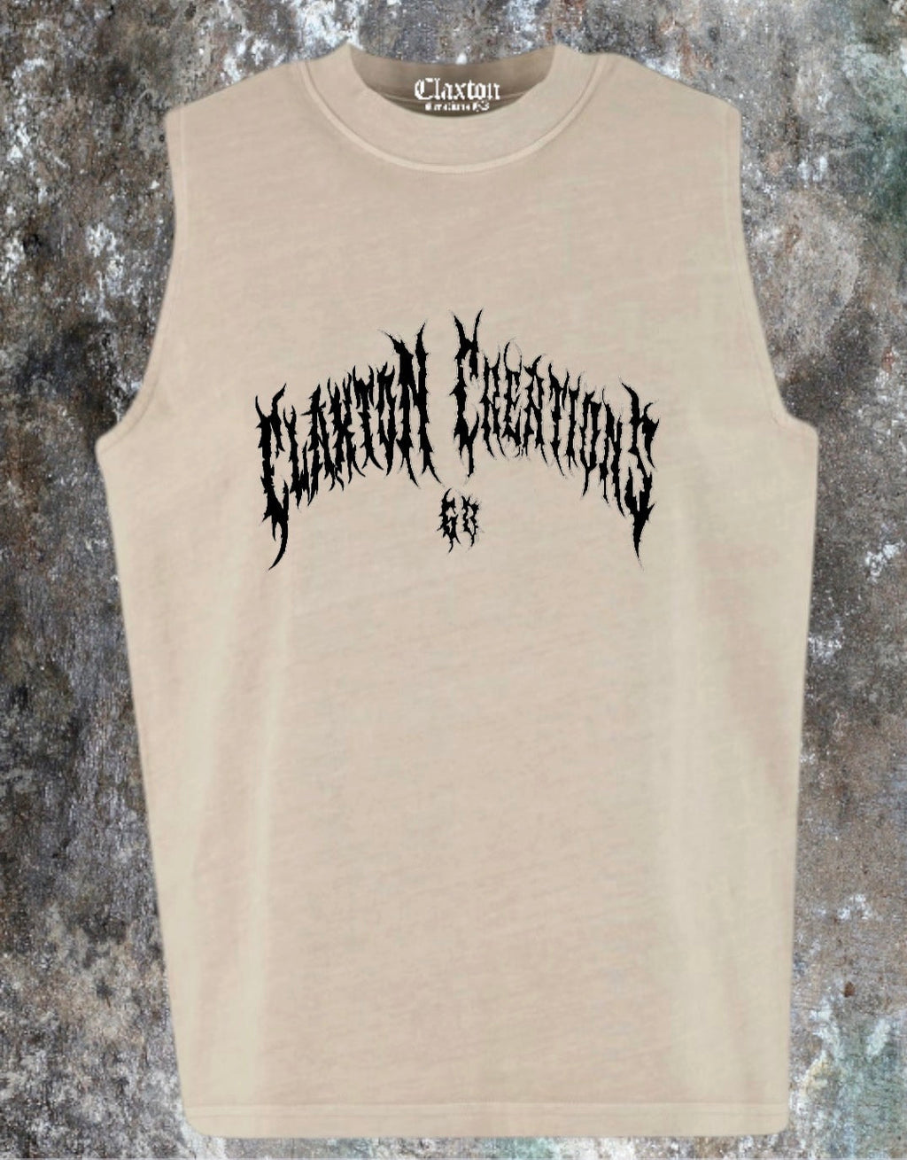 Women’s vintage Cerberus 🐾washed sleeveless vest🖤 Claxton Creations GB