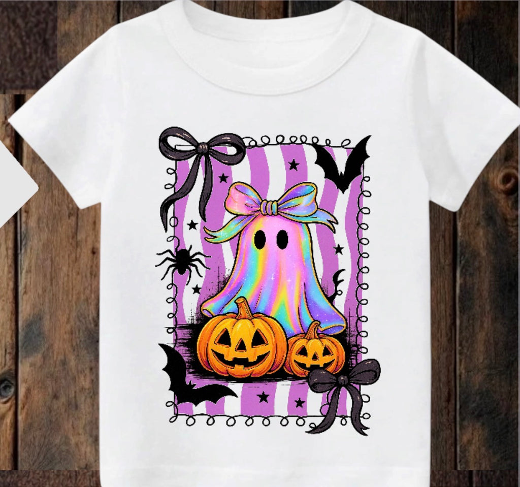 Tiny terror Tee- oil-spill girl 🎀 ghost 👻 stamp