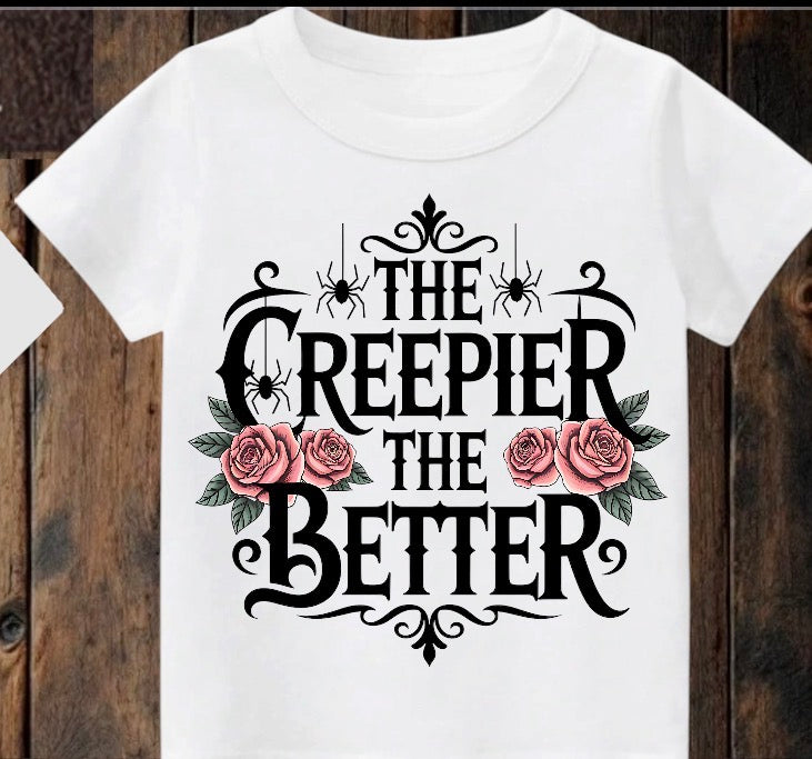 Tiny terror Tee- The creepier, the better 🌹