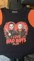 I love Bad Boys Crop Tank Tee❤️🔪 Claxton Creations GB
