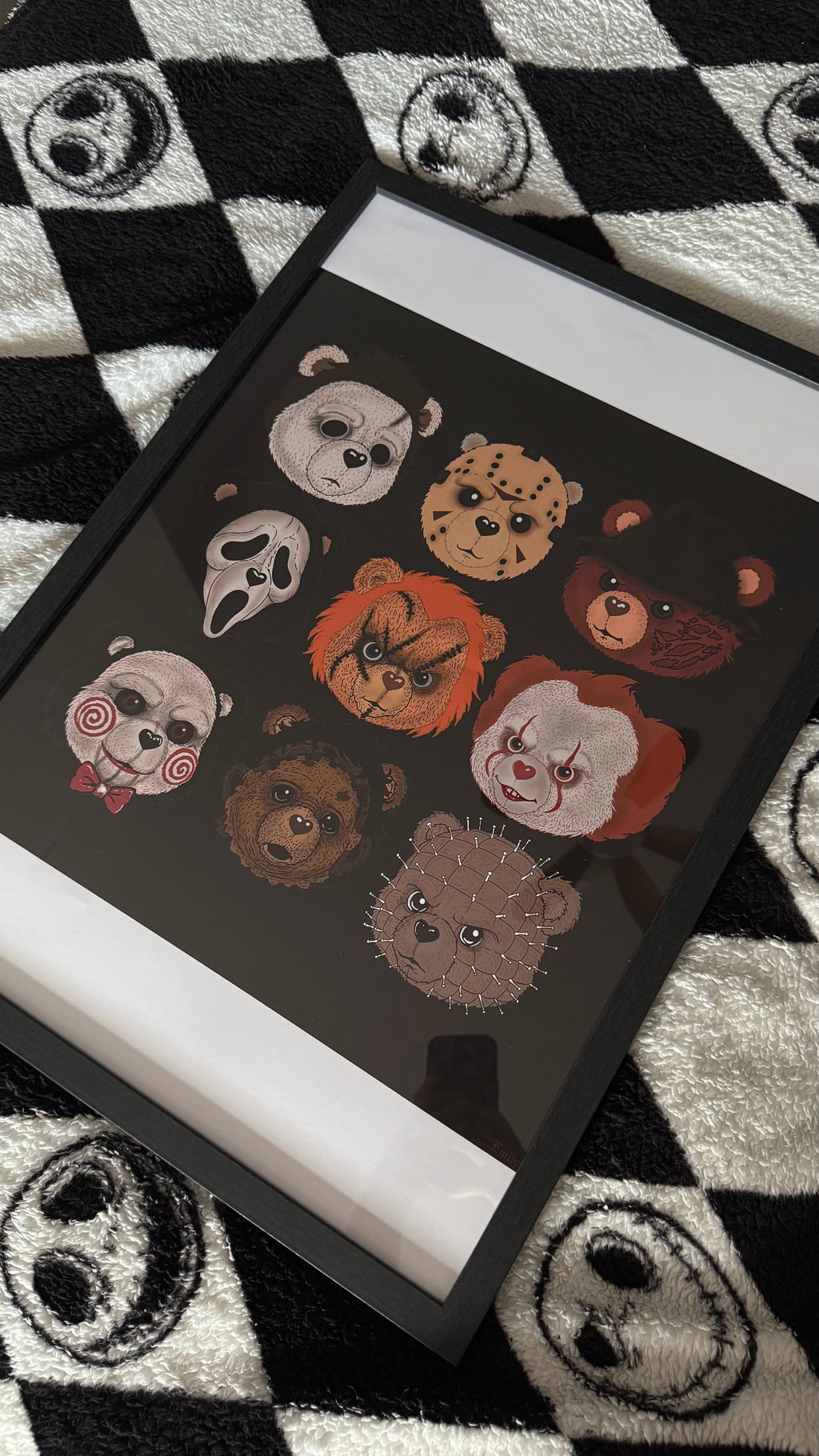 The Scarebears 🔪🧸🖼️- Poster print CCGB Claxton Creations GB