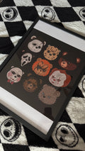 The Scarebears 🔪🧸🖼️- Poster print CCGB Claxton Creations GB
