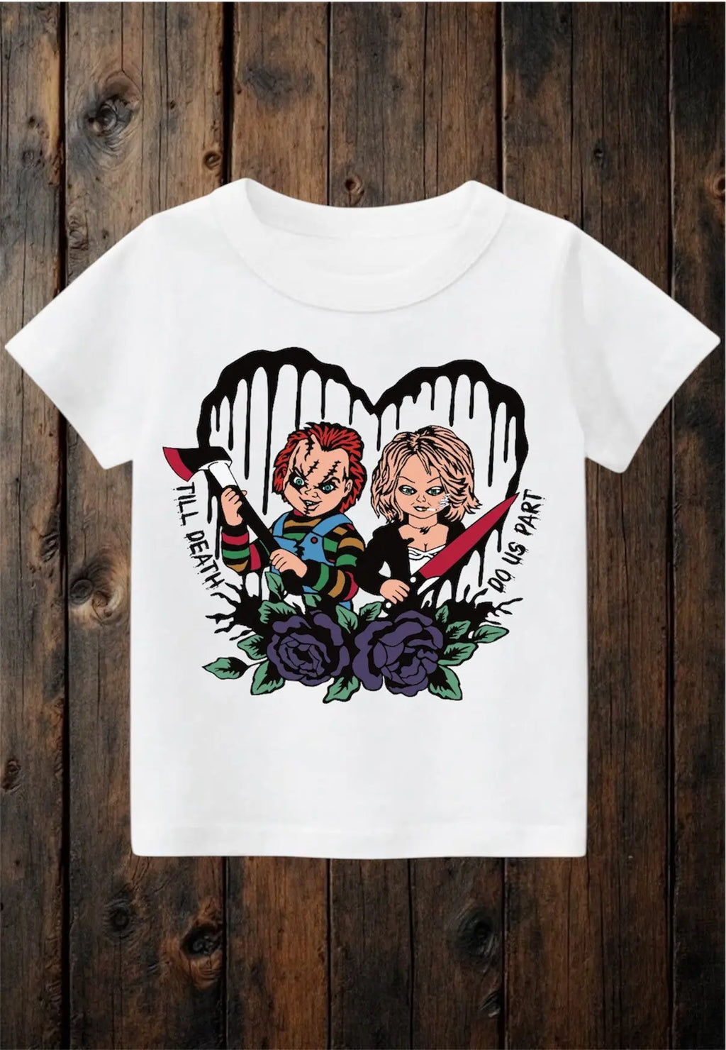 ClaxtoncreationsGB- Till death do us part🔪🖤 Tee Claxton Creations GB