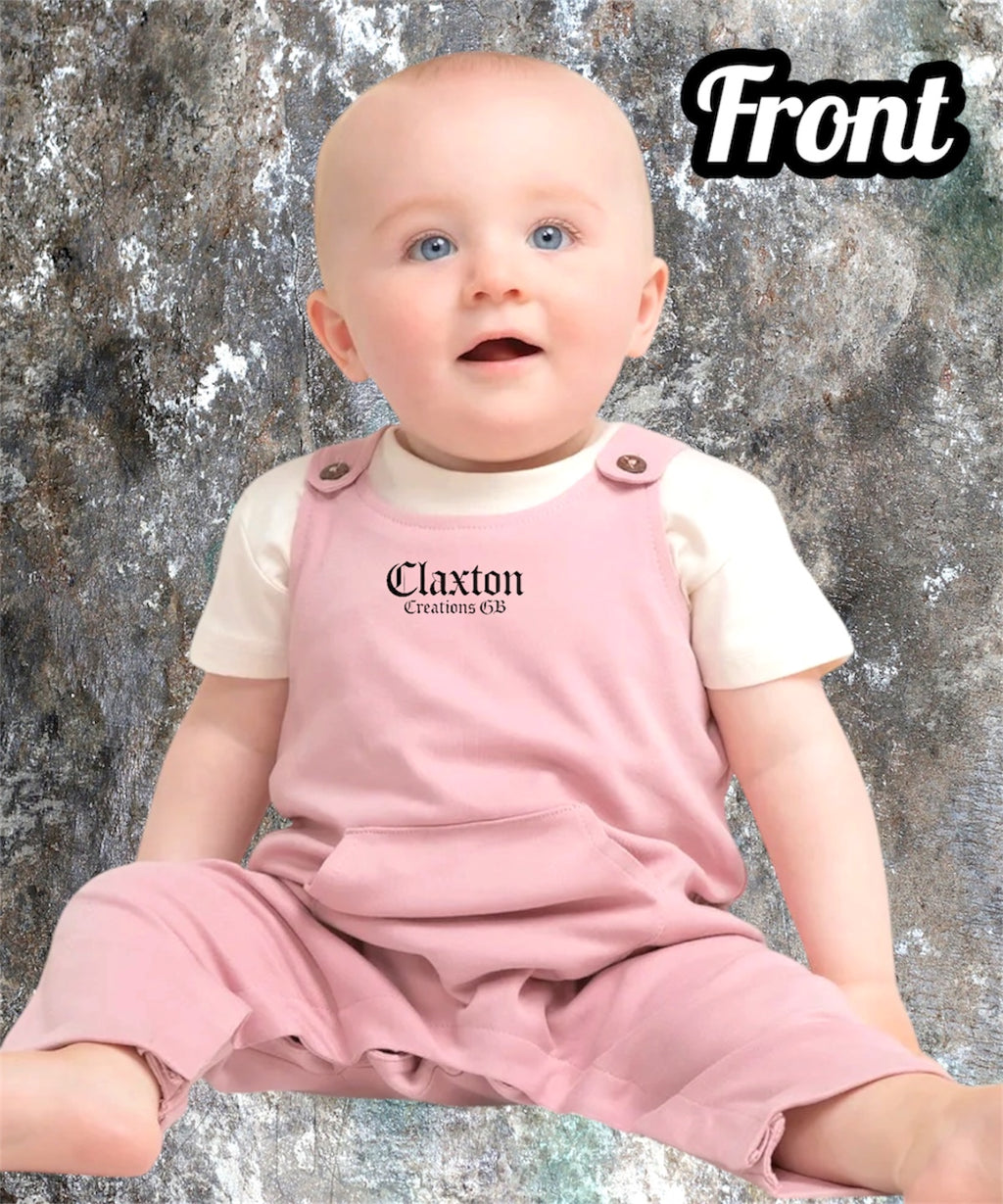 Tiny Terrors- Little Spine flower🖤Pink Romper