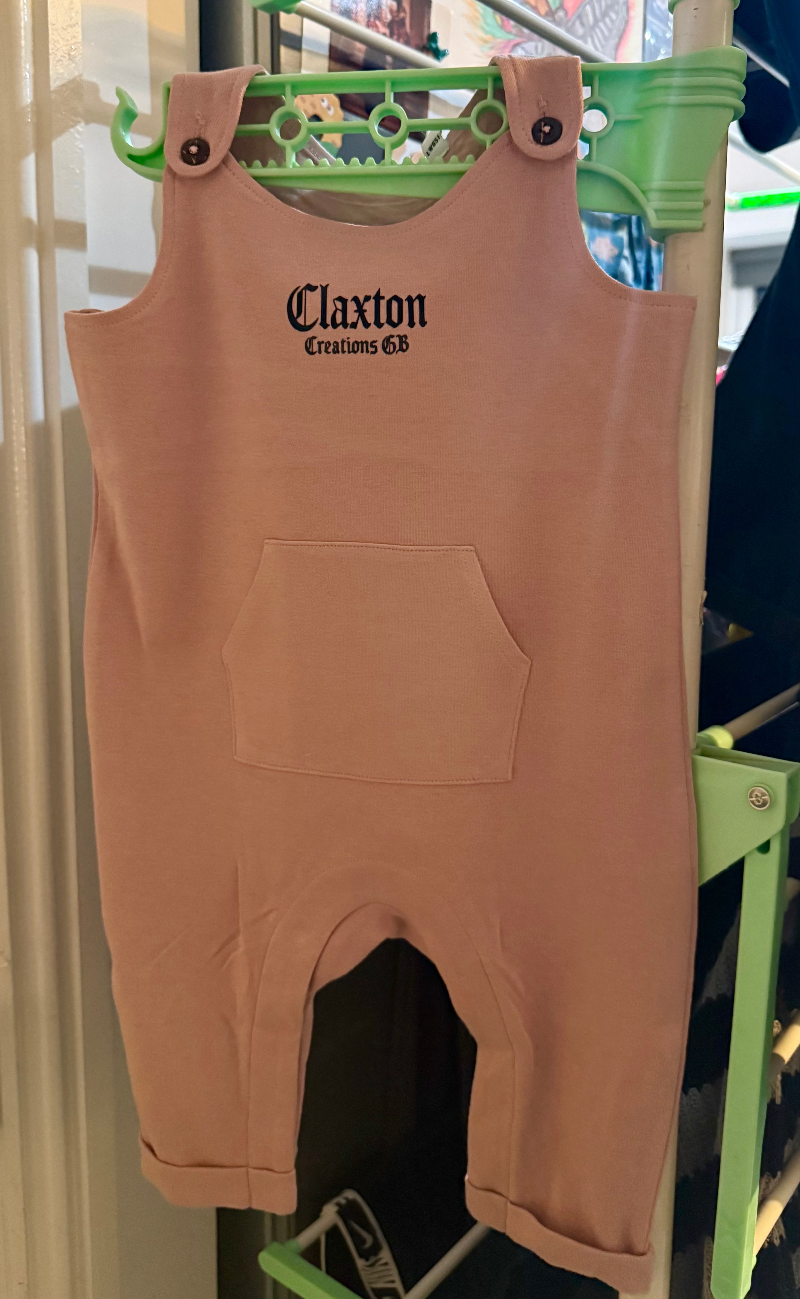 Tiny Terrors- Little Spine flower🖤Pink Romper