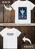 Tiny terror Tee- ghost 👻#2 oil-spill tarot card