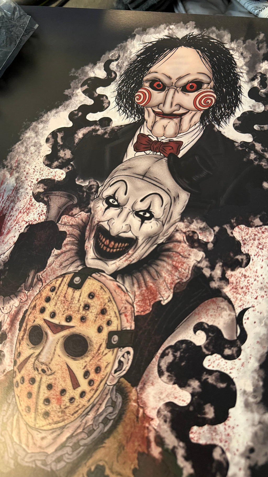 The Monster mash🔪🖼️- Poster print CCGB Claxton Creations GB