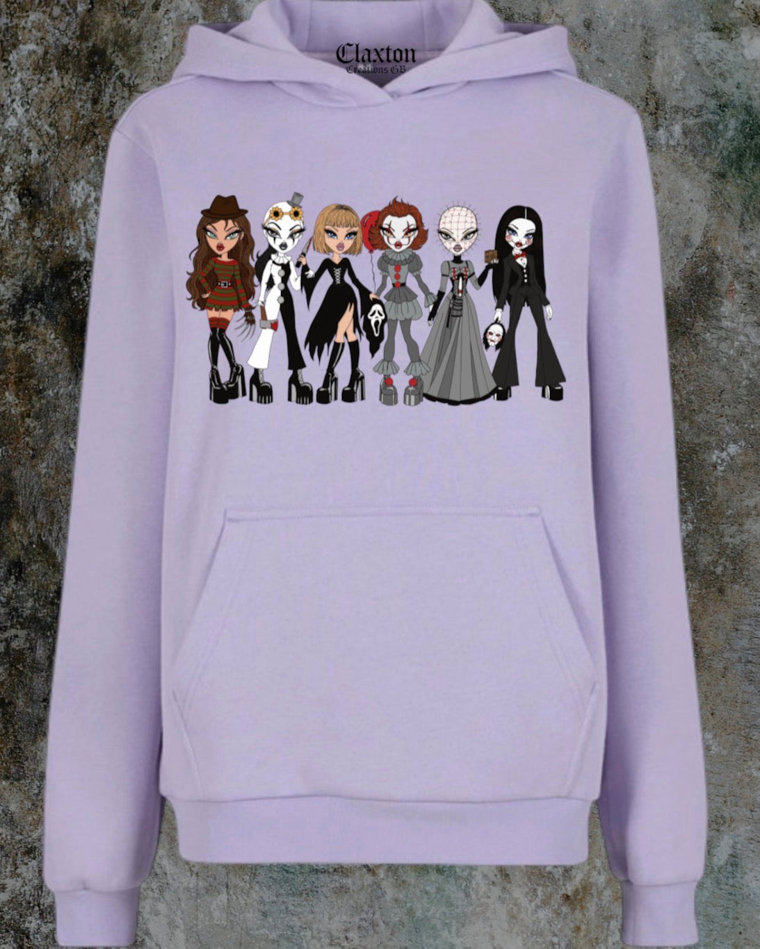 CCGB- Killer🔪 Dollz🎀 Women’s fluffy Hoodie Claxton Creations GB