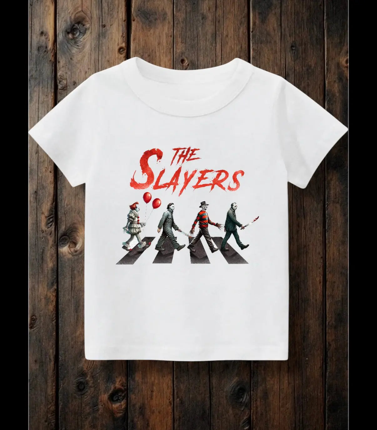 ClaxtoncreationsGB- The Slayers white tee Claxton Creations GB