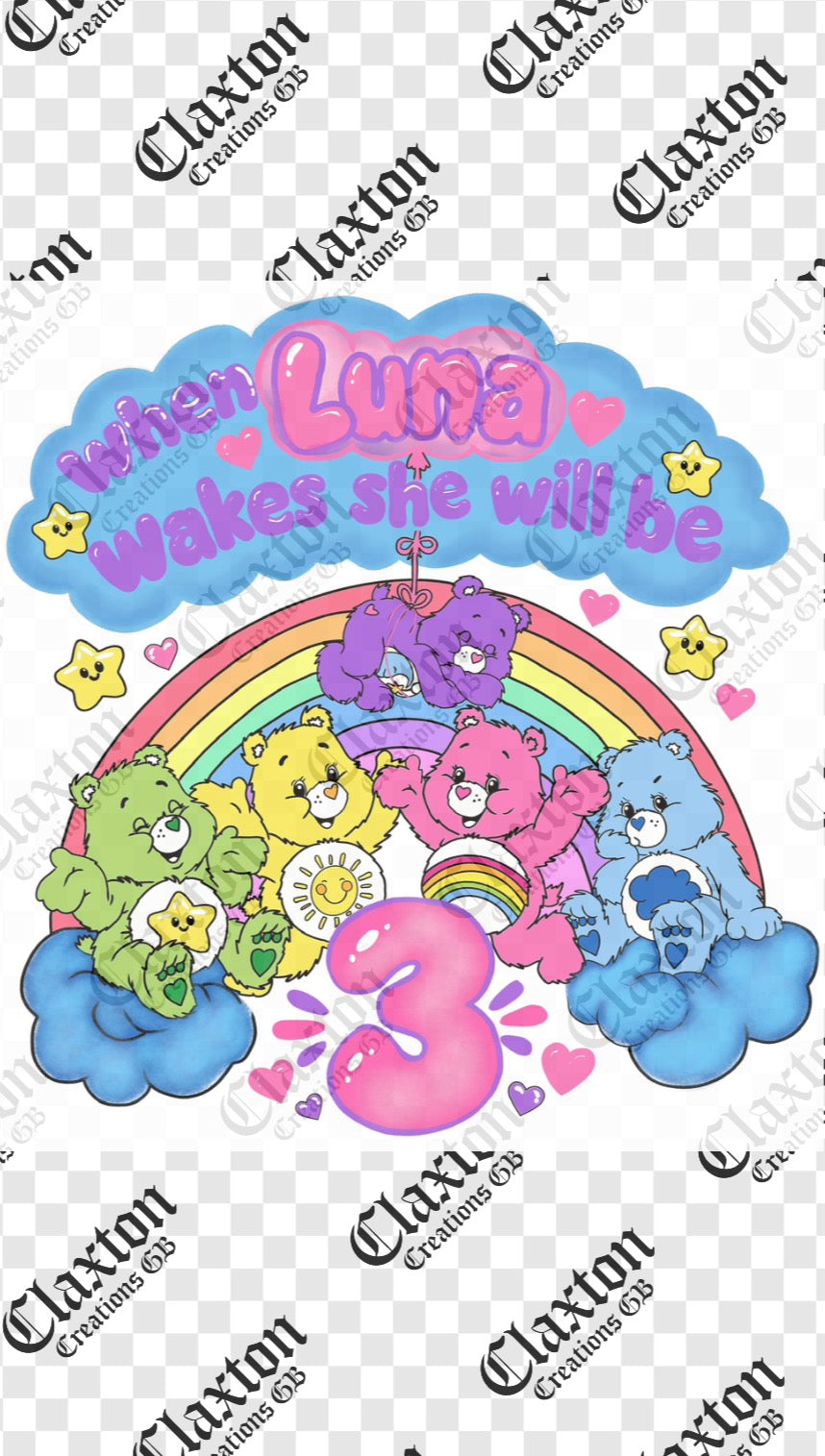 Kids Personalised Bday PJs 🖤💖 Claxton Creations GB