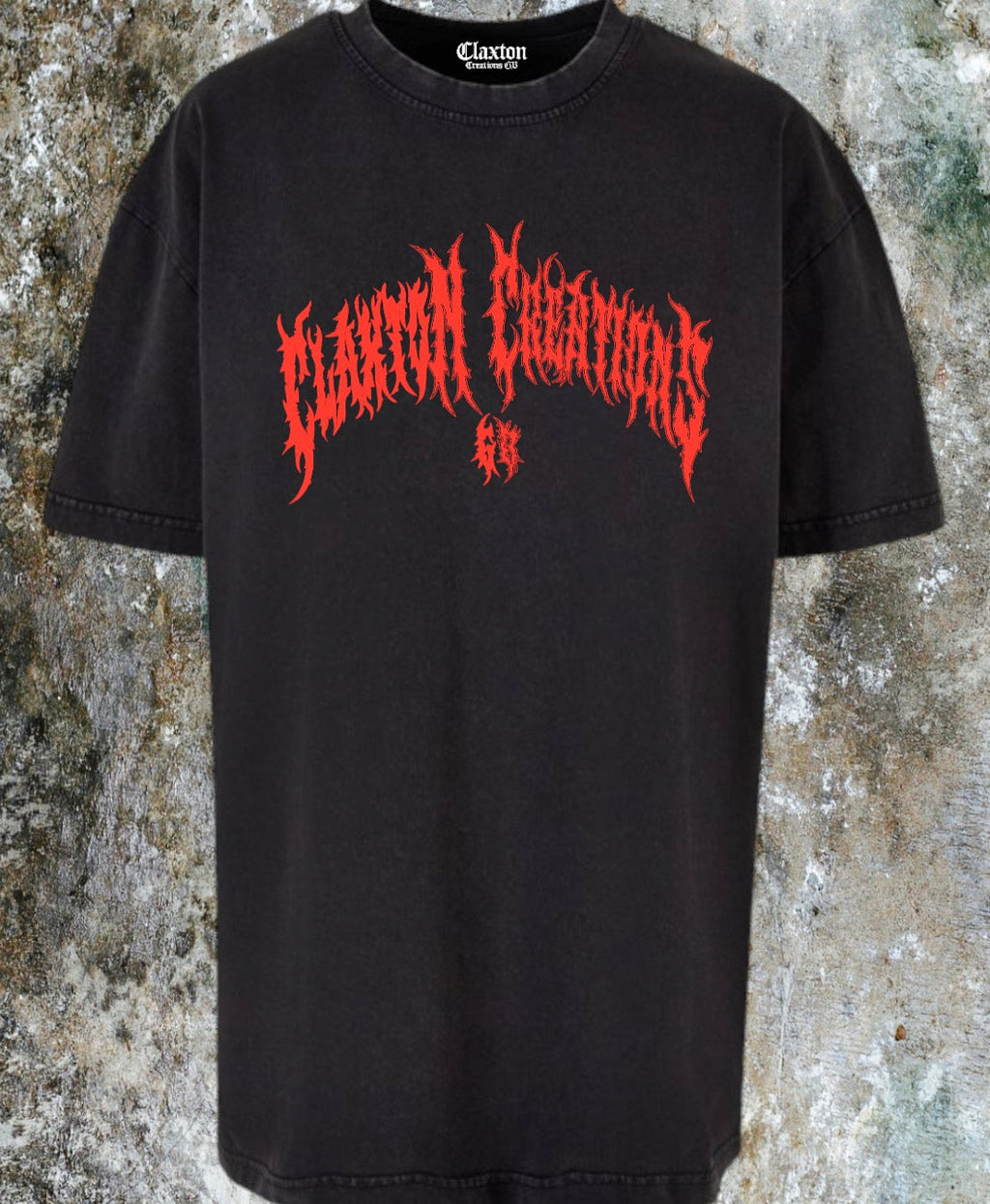Baddie With a Dead Daddy❤️ – Oversized black Vintage Tee Claxton Creations GB