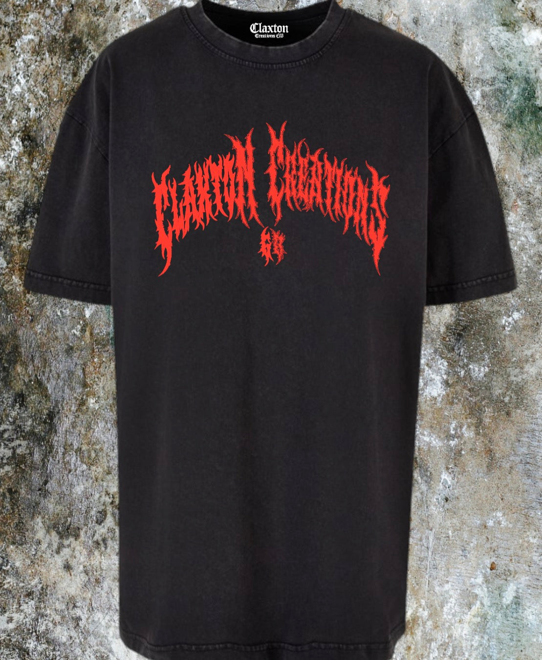 Baddie With a Dead Daddy❤️ – Oversized black Vintage Tee Claxton Creations GB