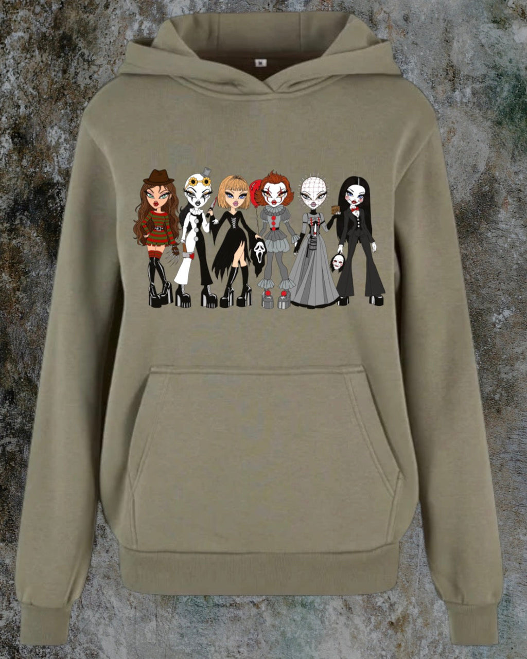 CCGB- Killer🔪 Dollz🎀 Women’s fluffy Hoodie Claxton Creations GB