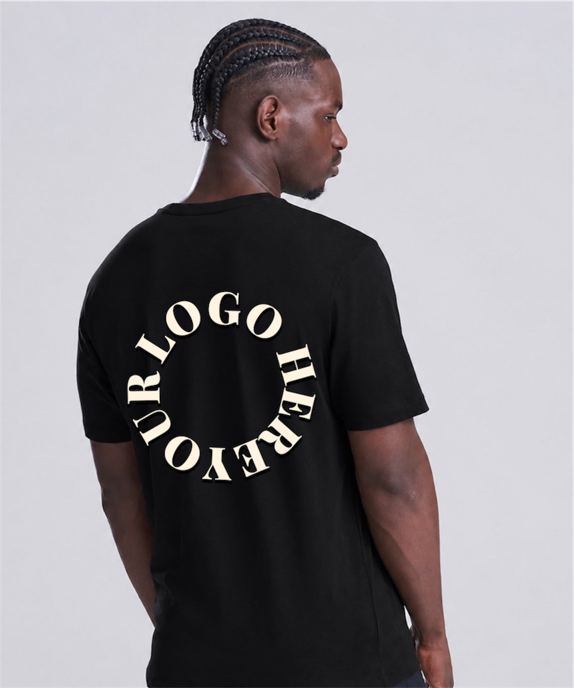 Claxton Creations GB -Customised Collection logo Black Tee