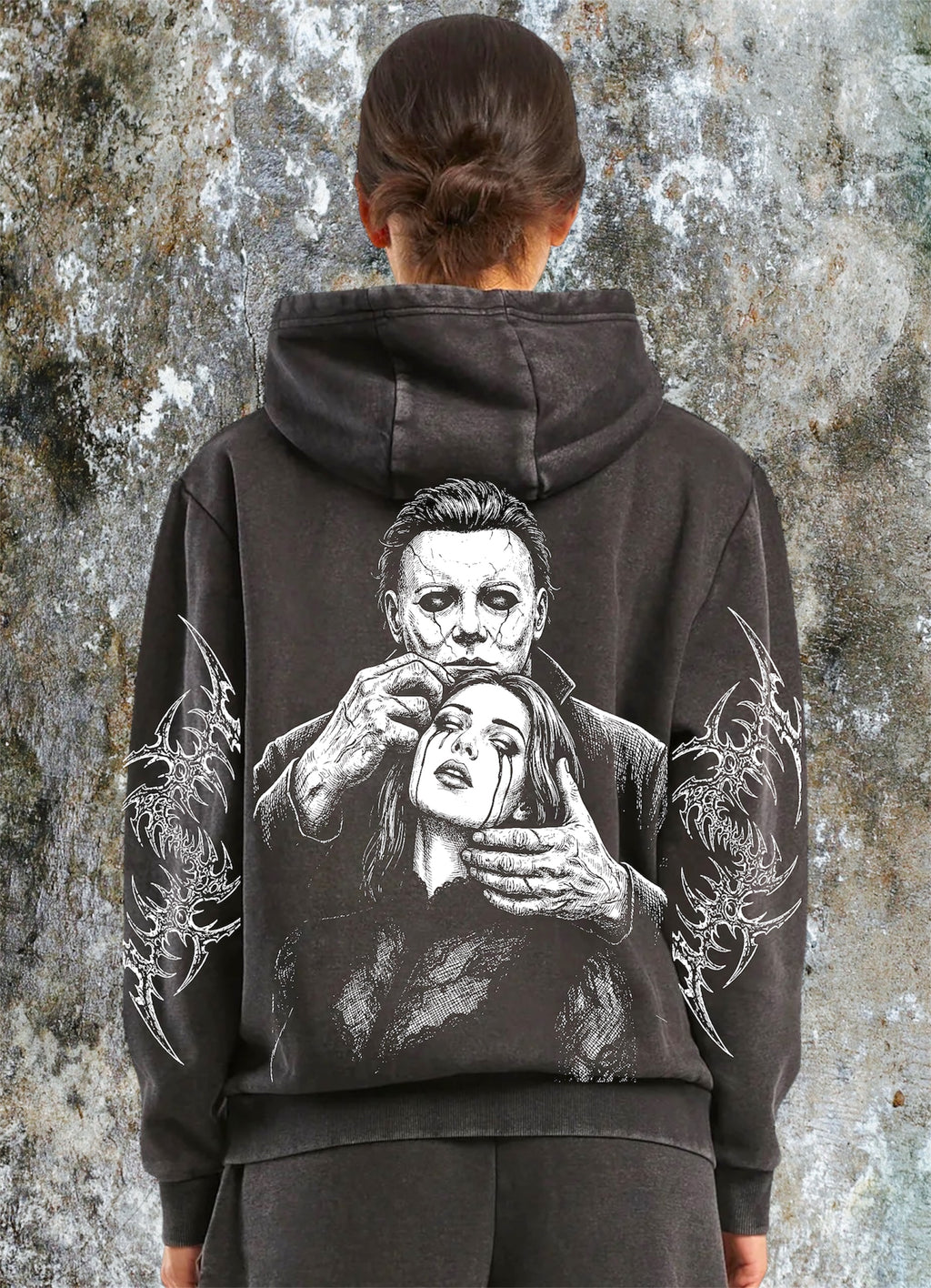 Fatal Attraction Hoodie 🖤🔪: Unisex vintage style Heavyweight adult Hoodie