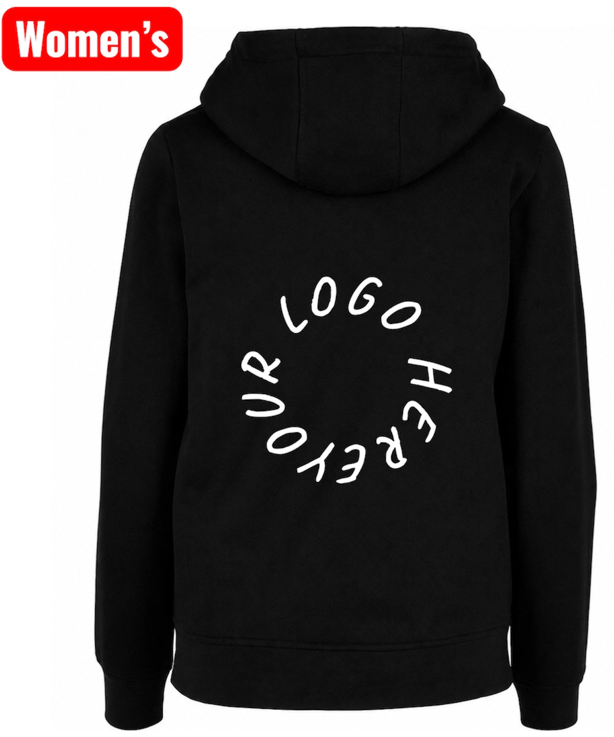 Claxton Creations GB -Customised Unisex Collection logo Zip Hoodie