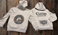 ClaxtoncreationsGB-kids gothic grey hoodie Claxton Creations GB