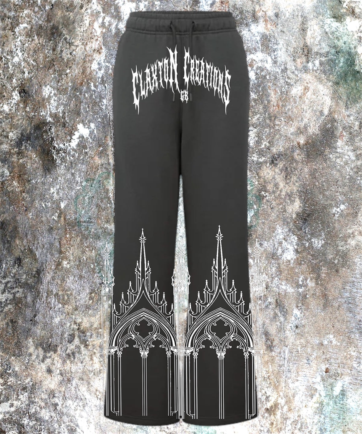 🖤 CCGB: CATHEDRAL COMFIES ⛪️WIDE LEG JOGGERS 🖤 Claxton Creations GB
