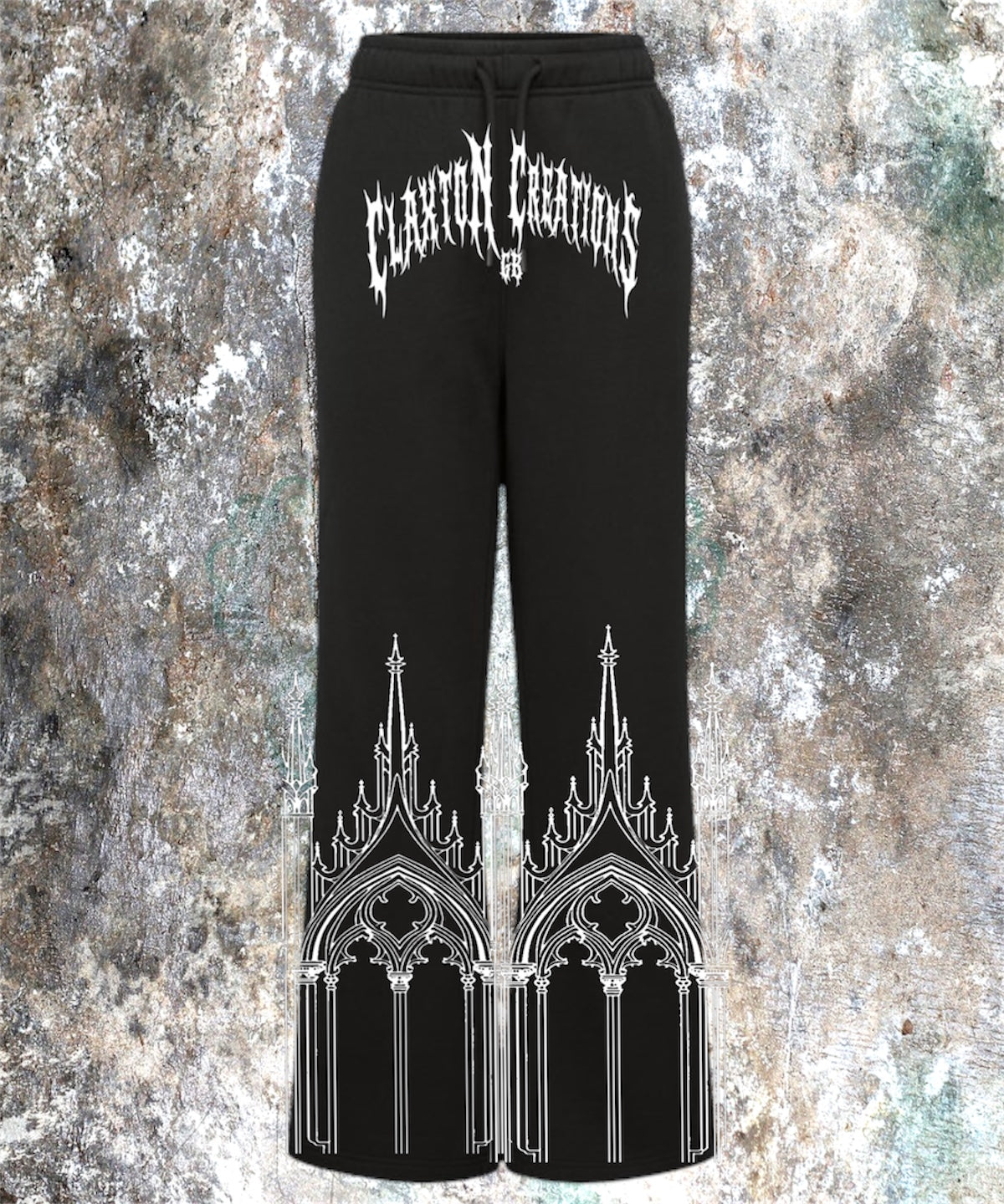 🖤 CCGB: CATHEDRAL COMFIES ⛪️WIDE LEG JOGGERS 🖤 Claxton Creations GB