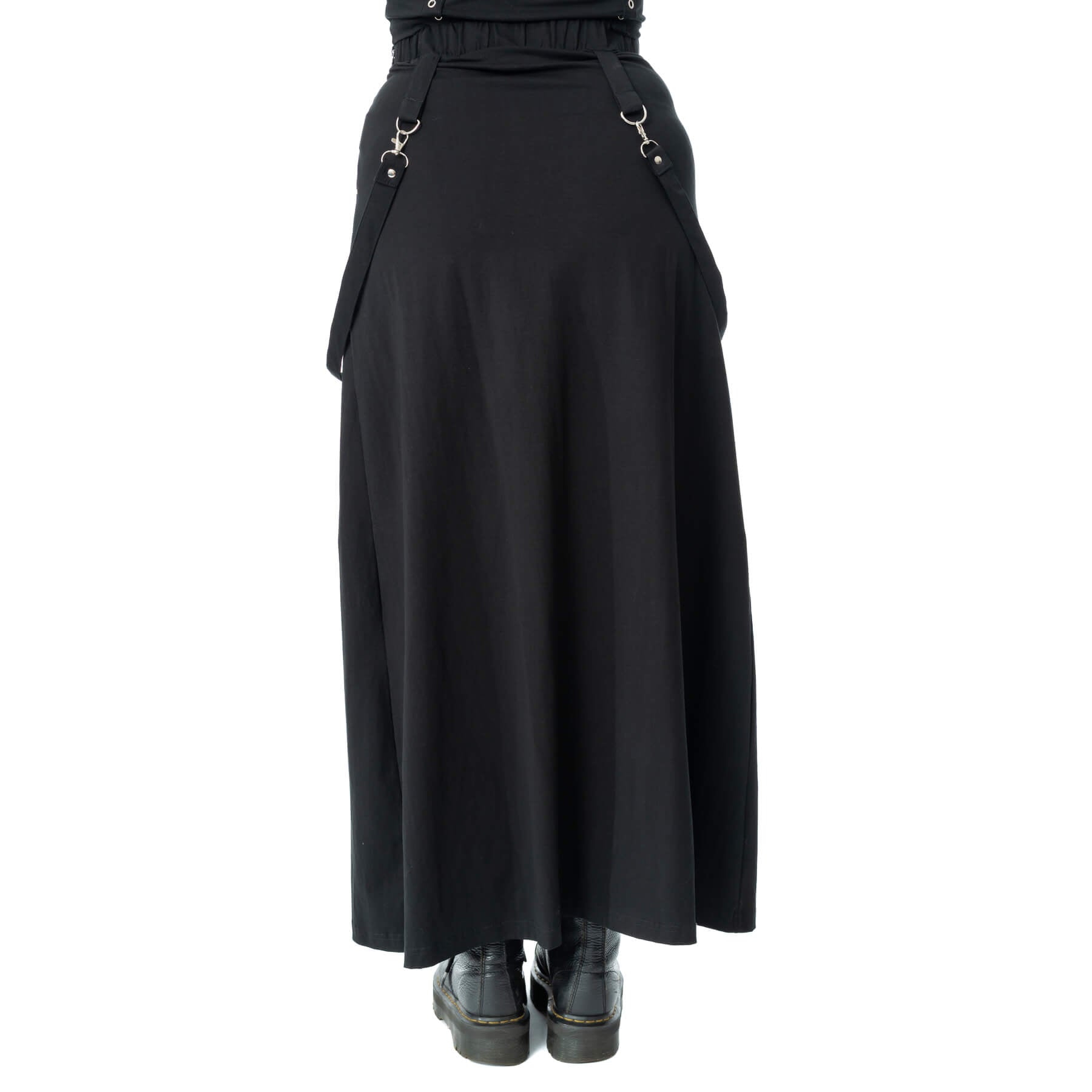 Poizen industries AMARANTH MAXI SKIRT - BLACK Claxton Creations GB