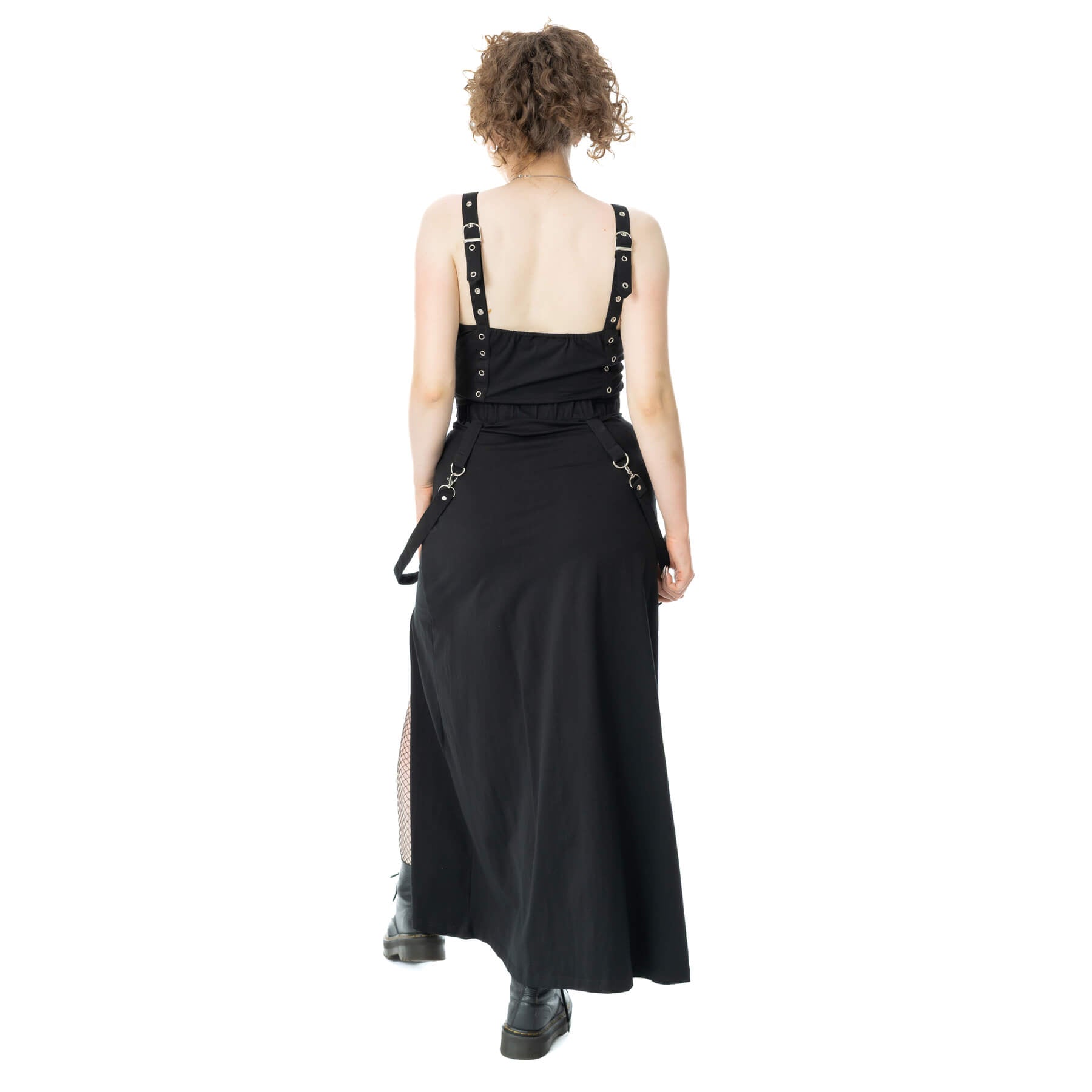 Poizen industries AMARANTH MAXI SKIRT - BLACK Claxton Creations GB