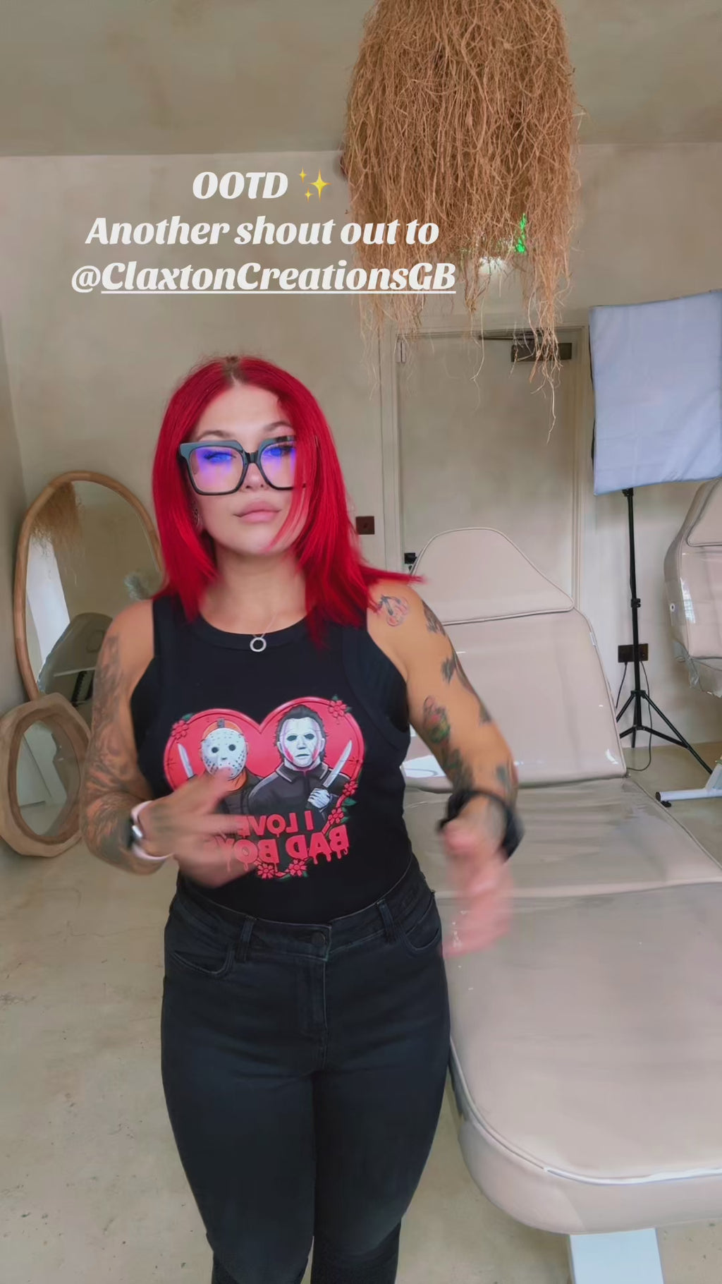 I love Bad Boys Crop Racer Tee❤️🔪