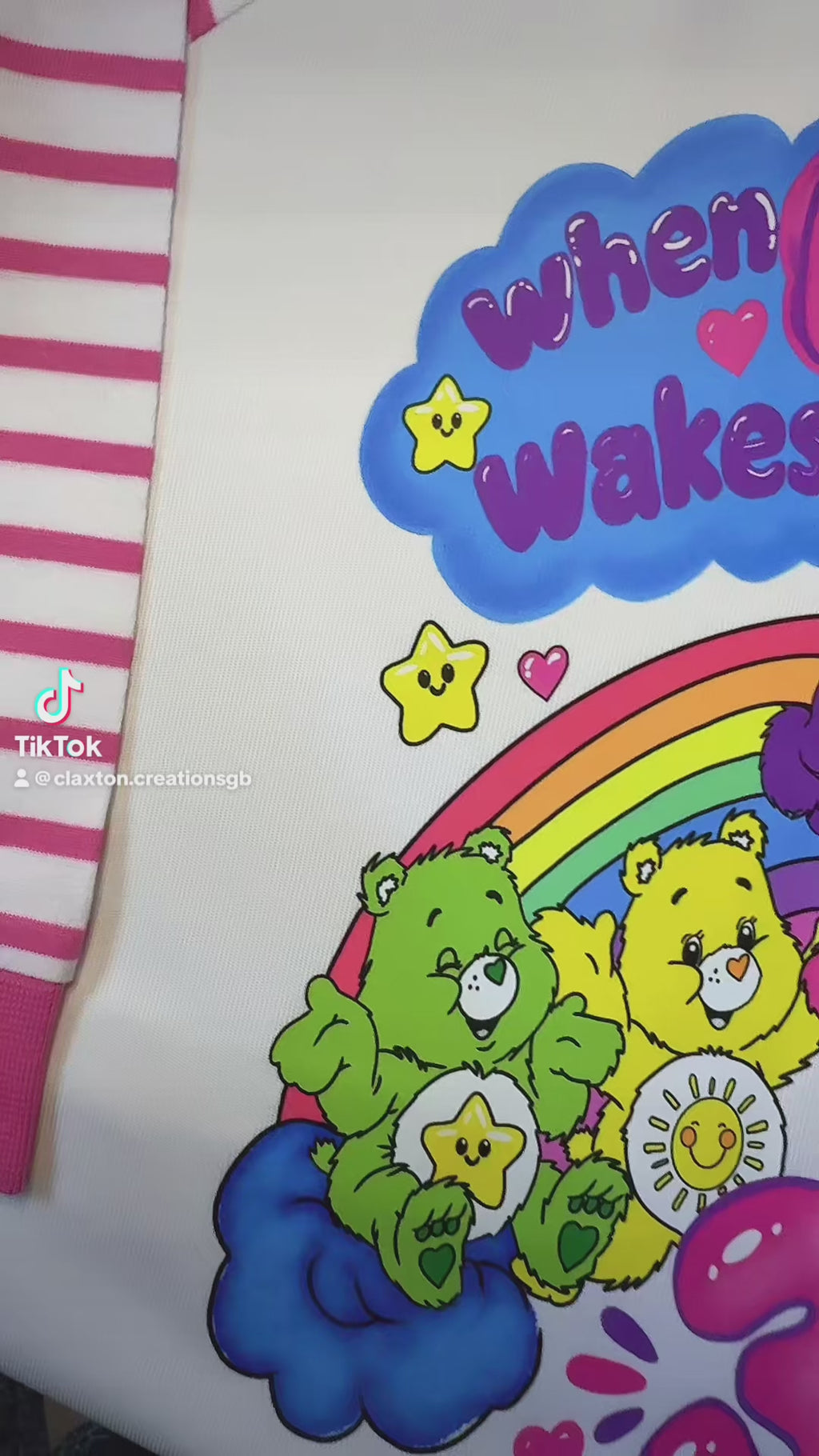 Kids Personalised Bday PJs 🖤💖