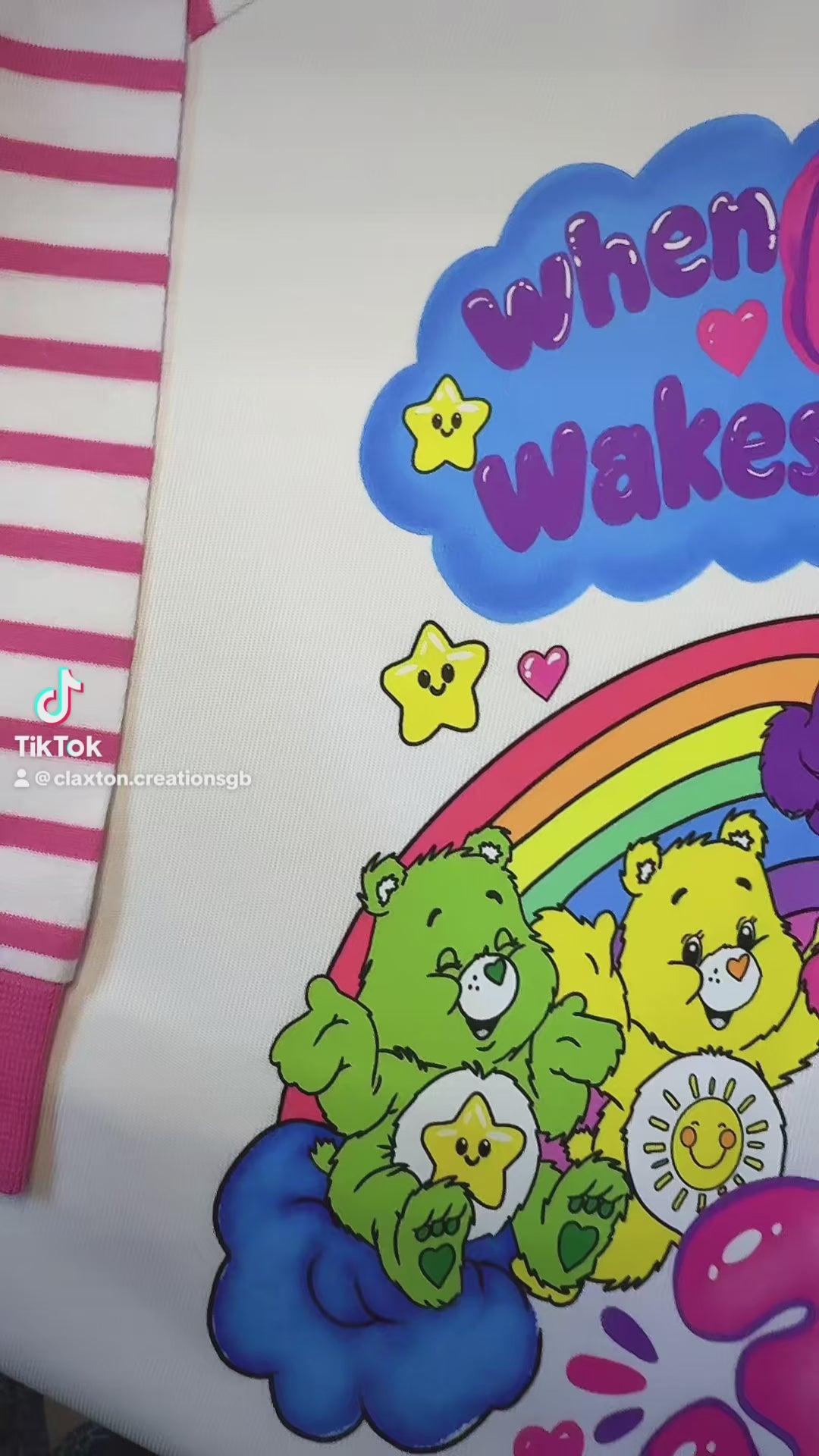 Kids Personalised Bday PJs 🖤💖