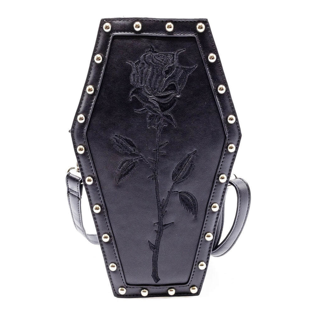 Heartless ROSE COFFIN BAG - BLACK Claxton Creations GB