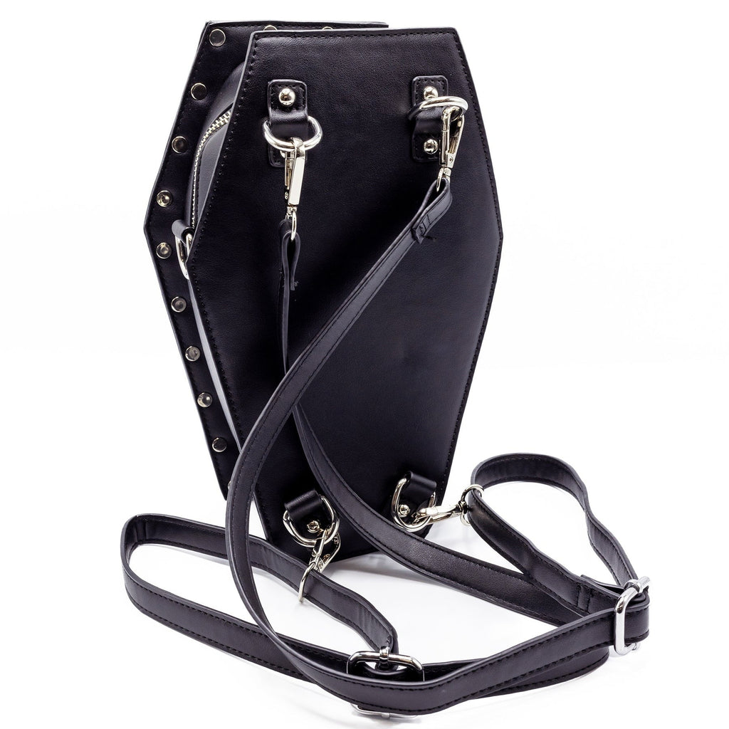 Heartless ROSE COFFIN BAG - BLACK Claxton Creations GB