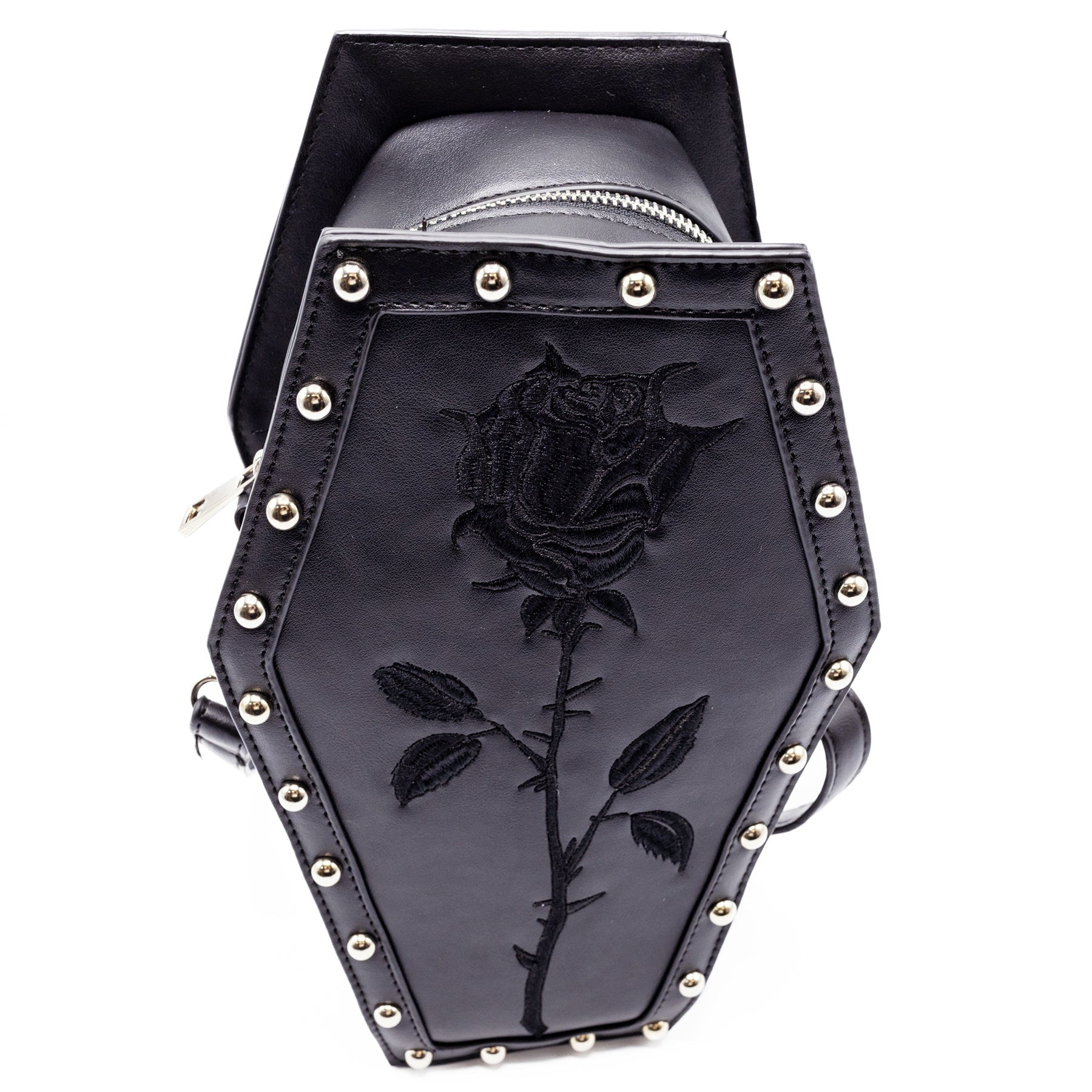 Heartless ROSE COFFIN BAG - BLACK Claxton Creations GB